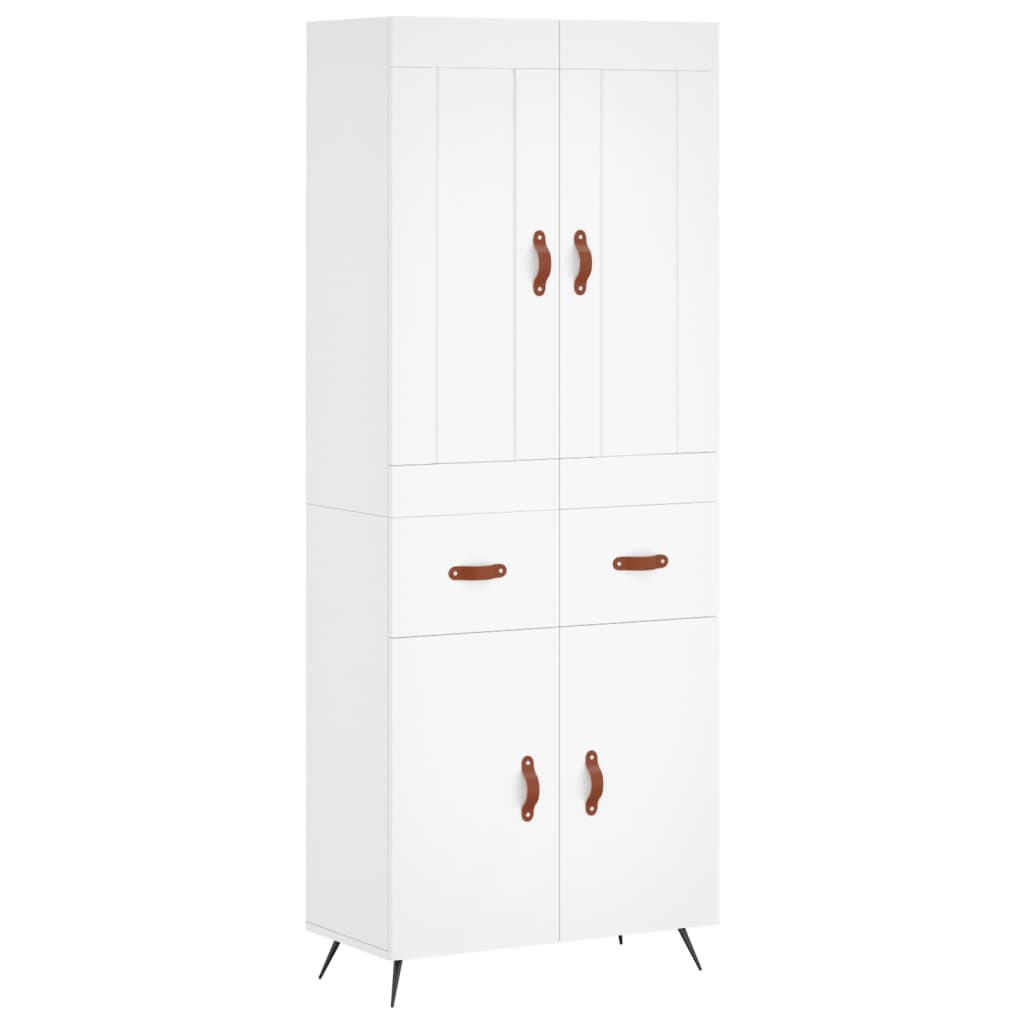 Skap Hvit 69,5x34x180 cm