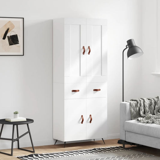 Skap Hvit 69,5x34x180 cm