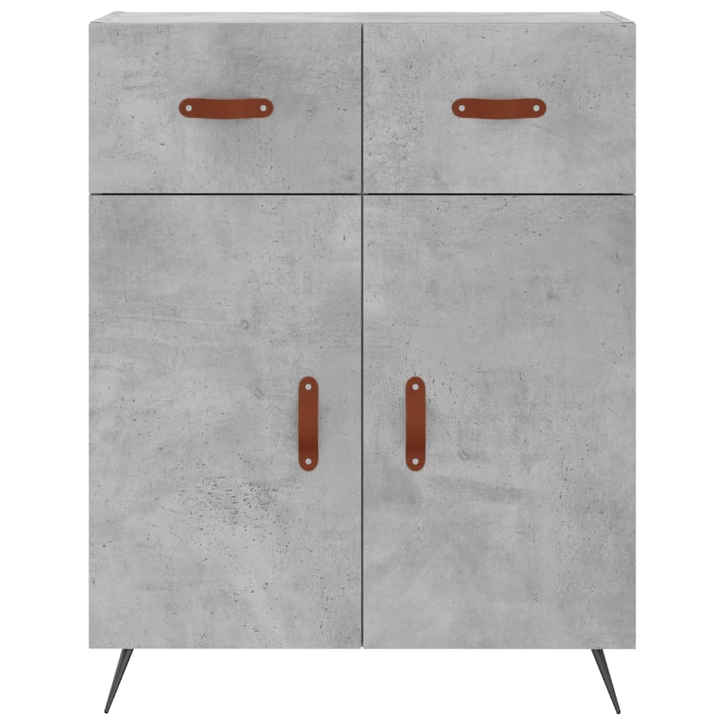 Skap Betonggrå 69,5x34x180 cm