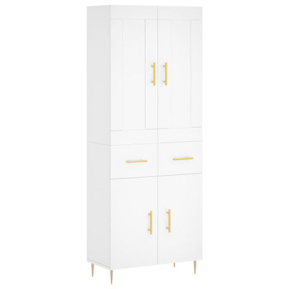 Skap Hvit 69,5x34x180 cm