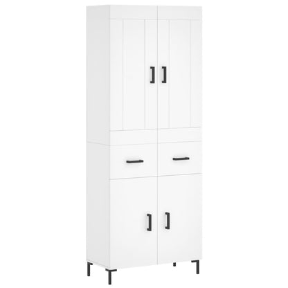 Skap Hvit 69,5x34x180 cm