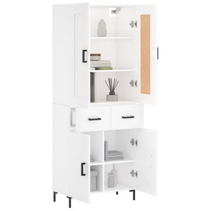 Skap Hvit 69,5x34x180 cm