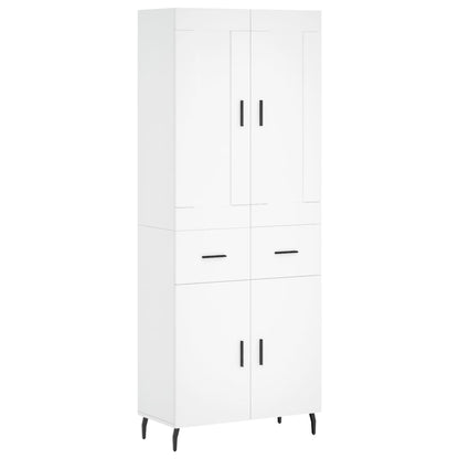 Skap Hvit 69,5x34x180 cm