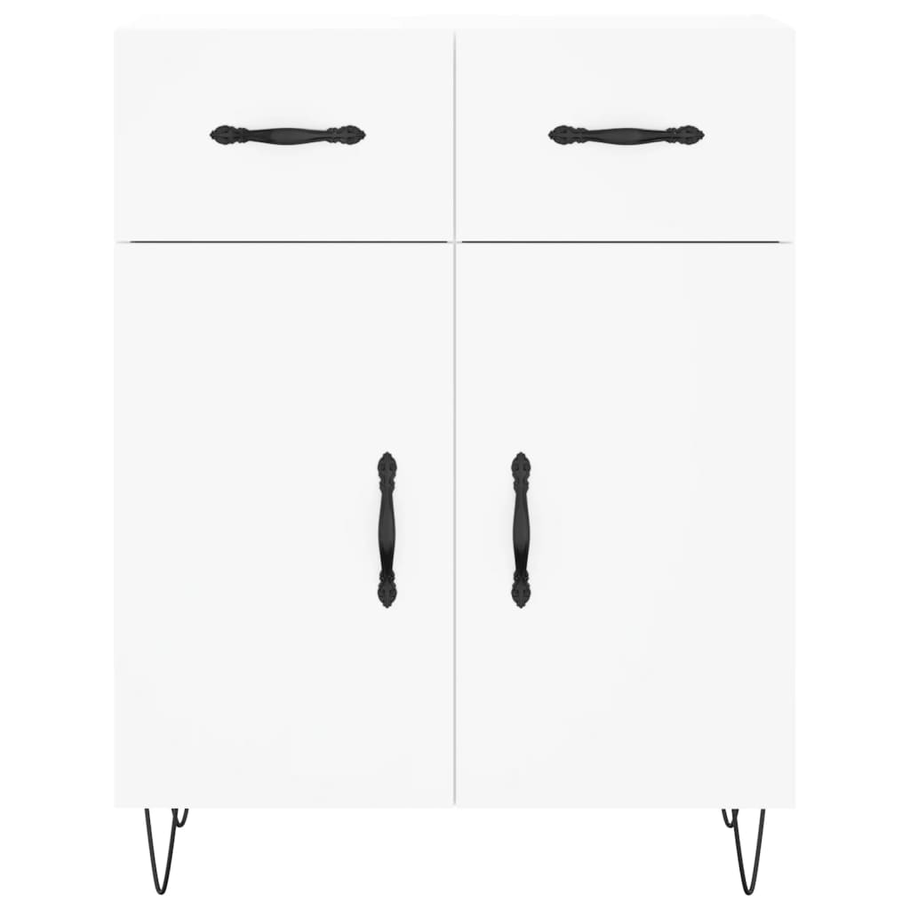 Skap Hvit 69,5x34x180 cm