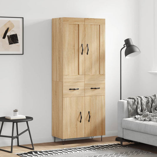 Skap Sonoma Eik 69,5x34x180 cm