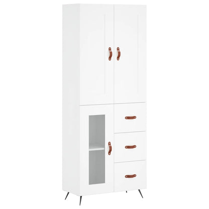 Skap Hvit 69,5x34x180 cm