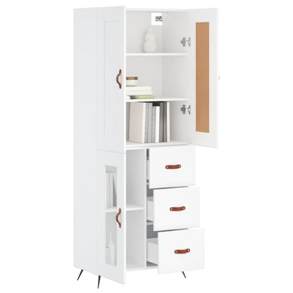 Skap Hvit 69,5x34x180 cm