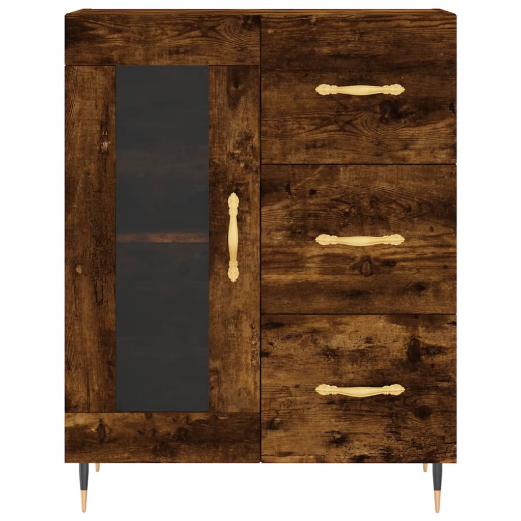 Skap Røkt Eik 69,5x34x180 cm