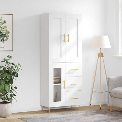 Skap Hvit 69,5x34x180 cm