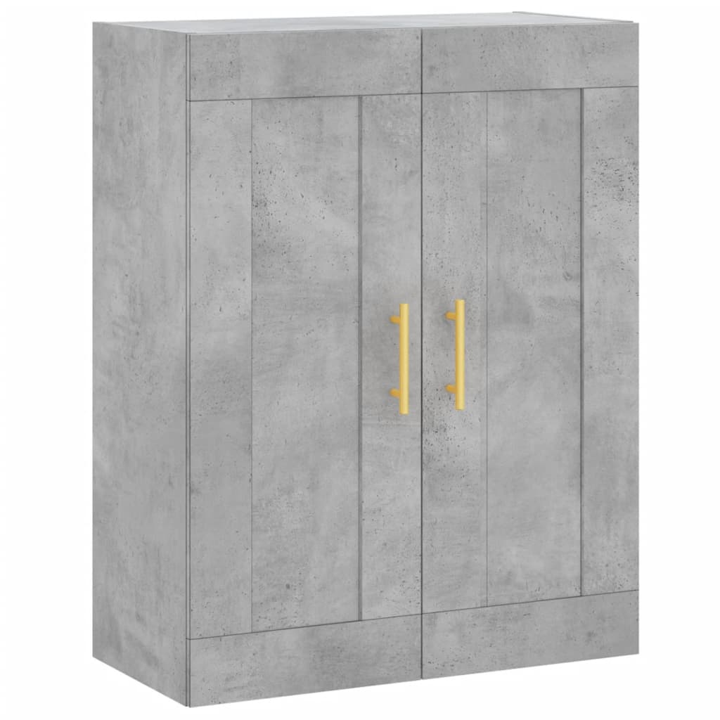 Skap Betonggrå 69,5x34x180 cm