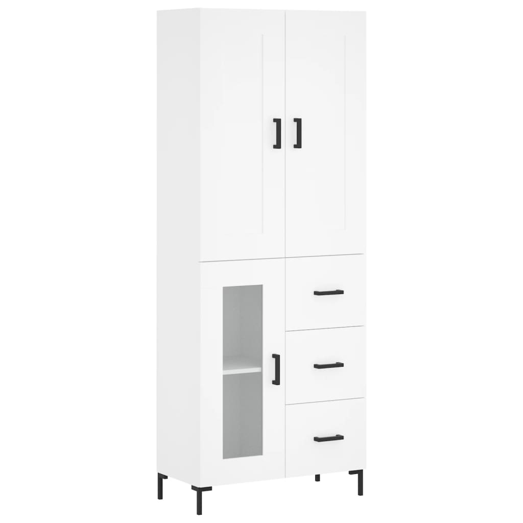 Skap Hvit 69,5x34x180 cm