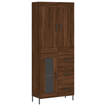 Skap Brun Eik 69,5x34x180 cm