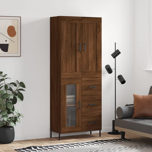 Skap Brun Eik 69,5x34x180 cm