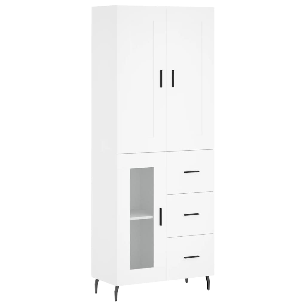 Skap Hvit 69,5x34x180 cm