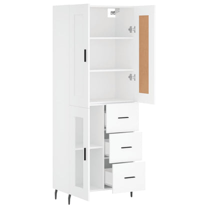 Skap Hvit 69,5x34x180 cm