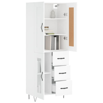 Skap Hvit 69,5x34x180 cm