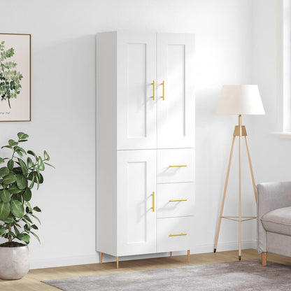 Skap Hvit 69,5x34x180 cm