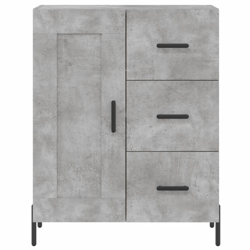 Skap Betonggrå 69,5x34x180 cm