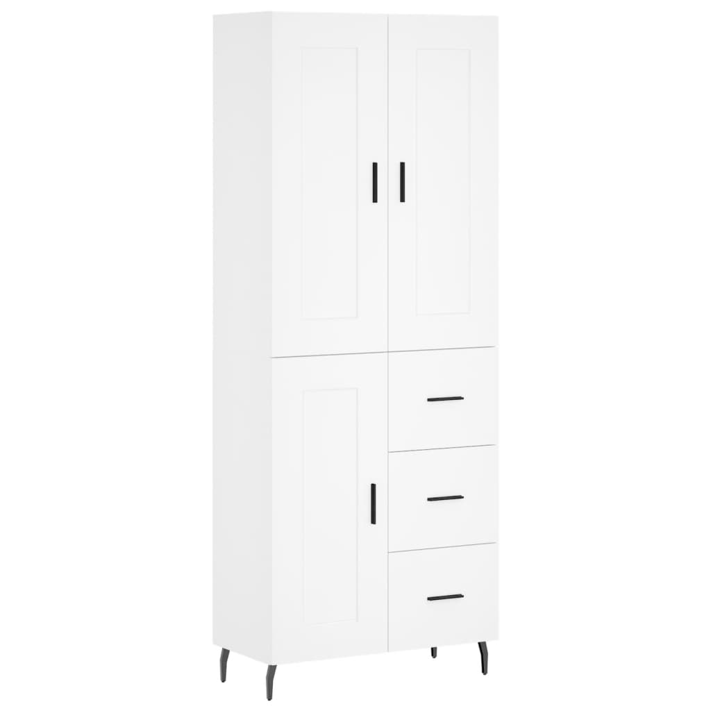 Skap Hvit 69,5x34x180 cm
