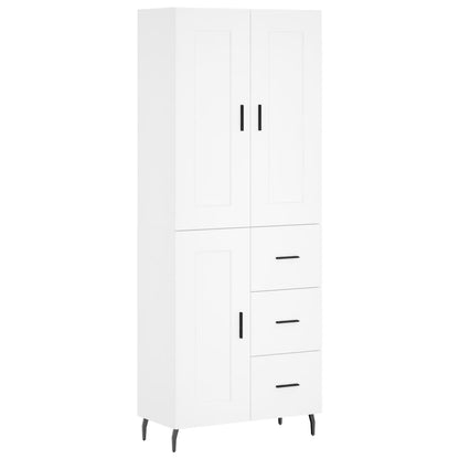 Skap Hvit 69,5x34x180 cm