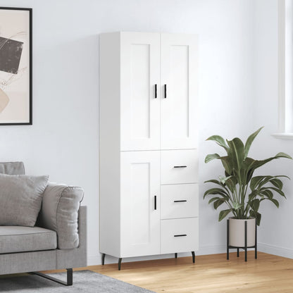 Skap Hvit 69,5x34x180 cm