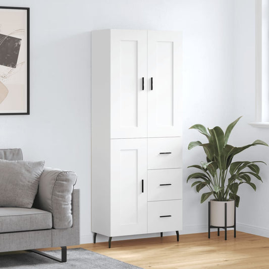 Skap Hvit 69,5x34x180 cm