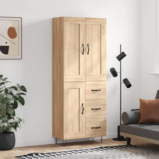 Skap Sonoma Eik 69,5x34x180 cm