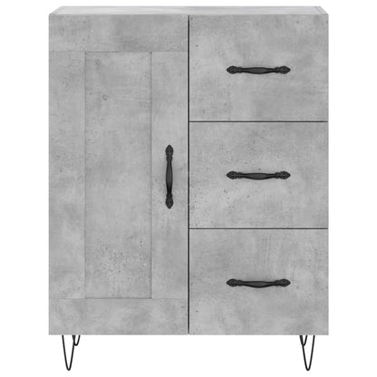 Skap Betonggrå 69,5x34x180 cm