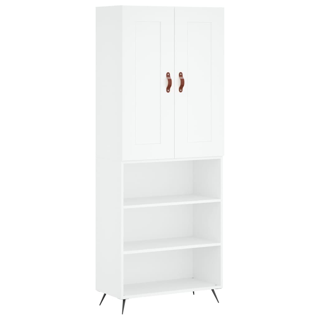 Skap Hvit 69,5x34x180 cm