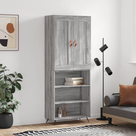Skap Sonoma Grå 69,5x34x180 cm