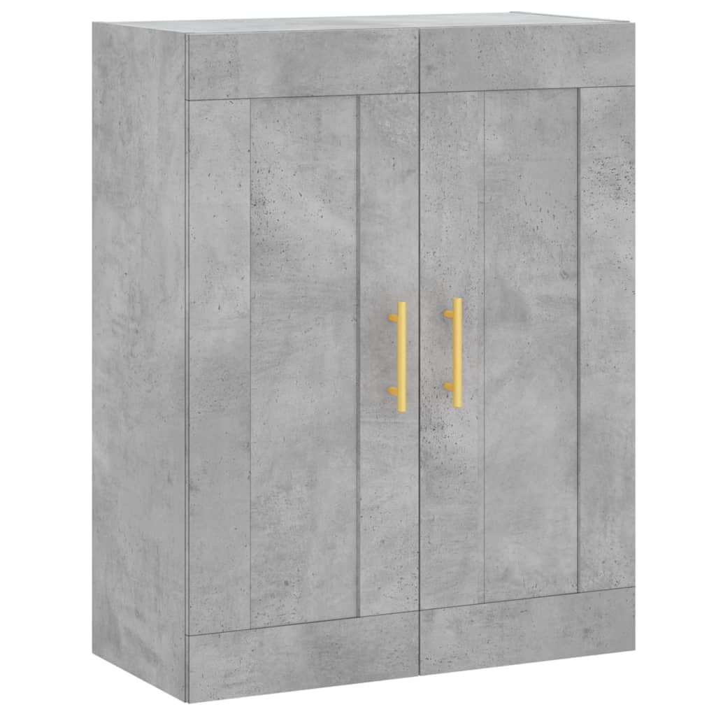 Skap Betonggrå 69,5x34x180 cm