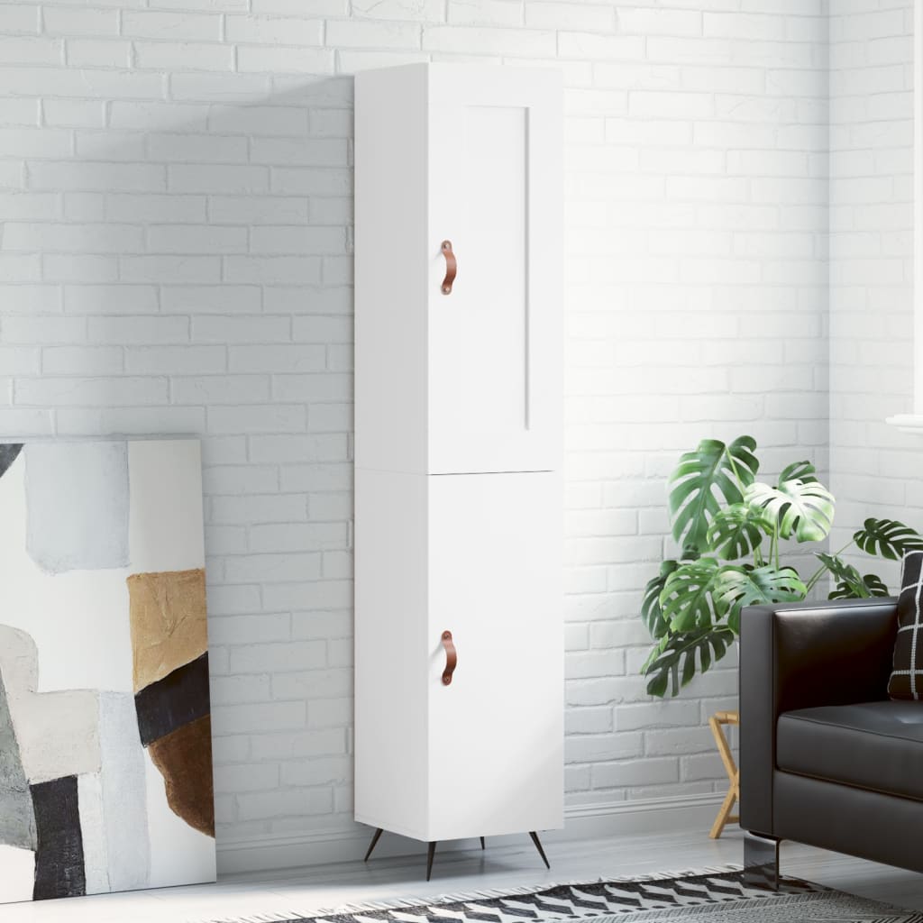 Skap Hvit 34,5x34x180 cm