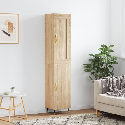 Skap Sonoma Eik 34,5x34x180 cm