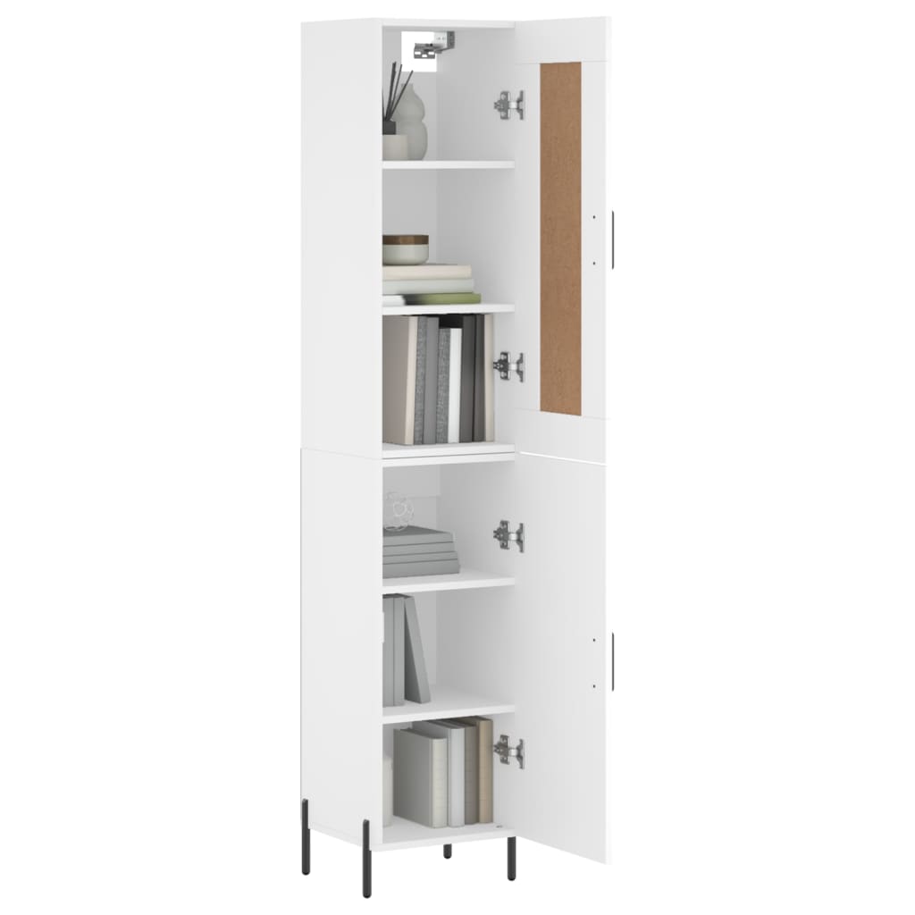 Skap Hvit 34,5x34x180 cm