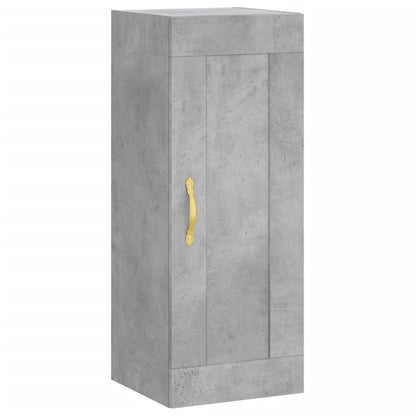 Skap Betonggrå 34,5x34x180 cm