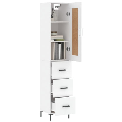 Skap Hvit 34,5x34x180 cm