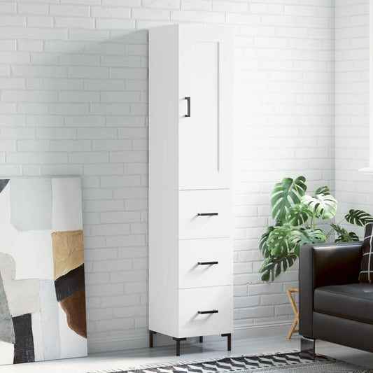 Skap Hvit 34,5x34x180 cm