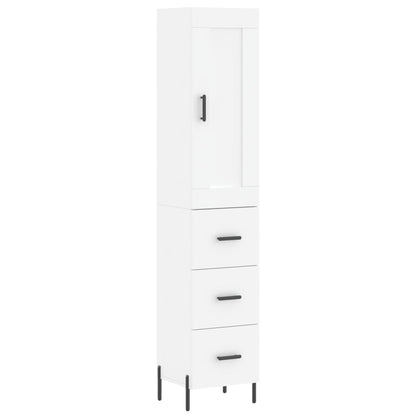 Skap Hvit 34,5x34x180 cm