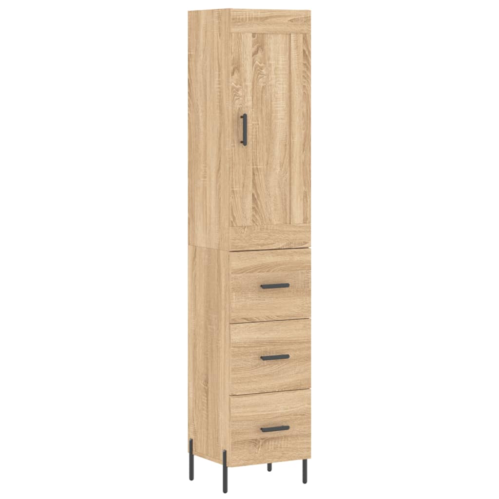 Skap Sonoma Eik 34,5x34x180 cm