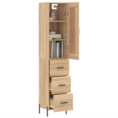 Skap Sonoma Eik 34,5x34x180 cm