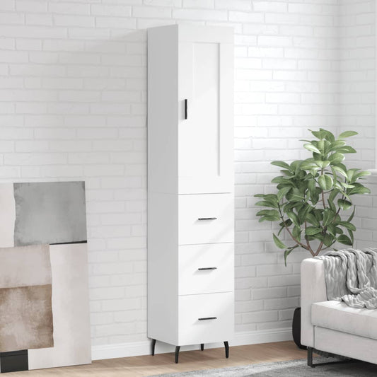 Skap Hvit 34,5x34x180 cm