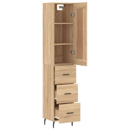 Skap Sonoma Eik 34,5x34x180 cm