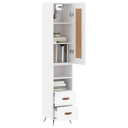 Skap Hvit 34,5x34x180 cm