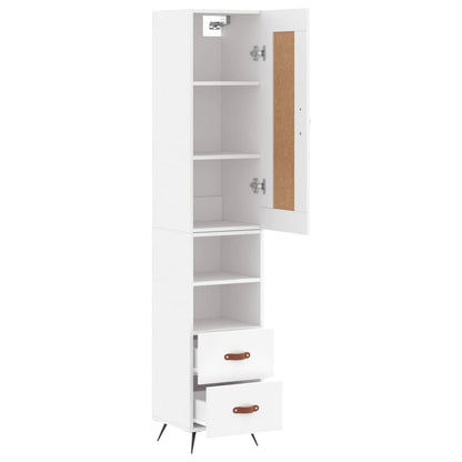 Skap Hvit 34,5x34x180 cm