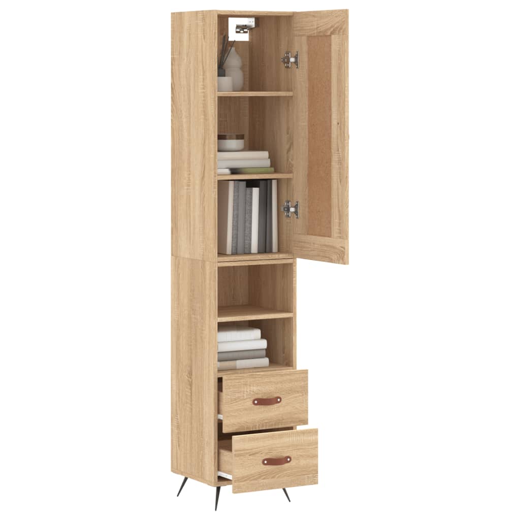 Skap Sonoma Eik 34,5x34x180 cm