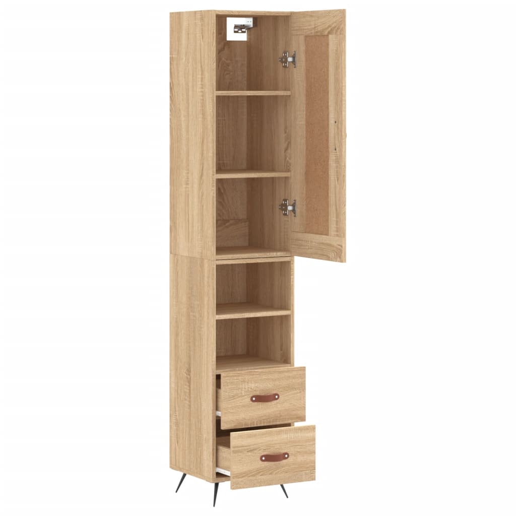Skap Sonoma Eik 34,5x34x180 cm