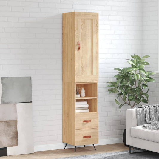 Skap Sonoma Eik 34,5x34x180 cm