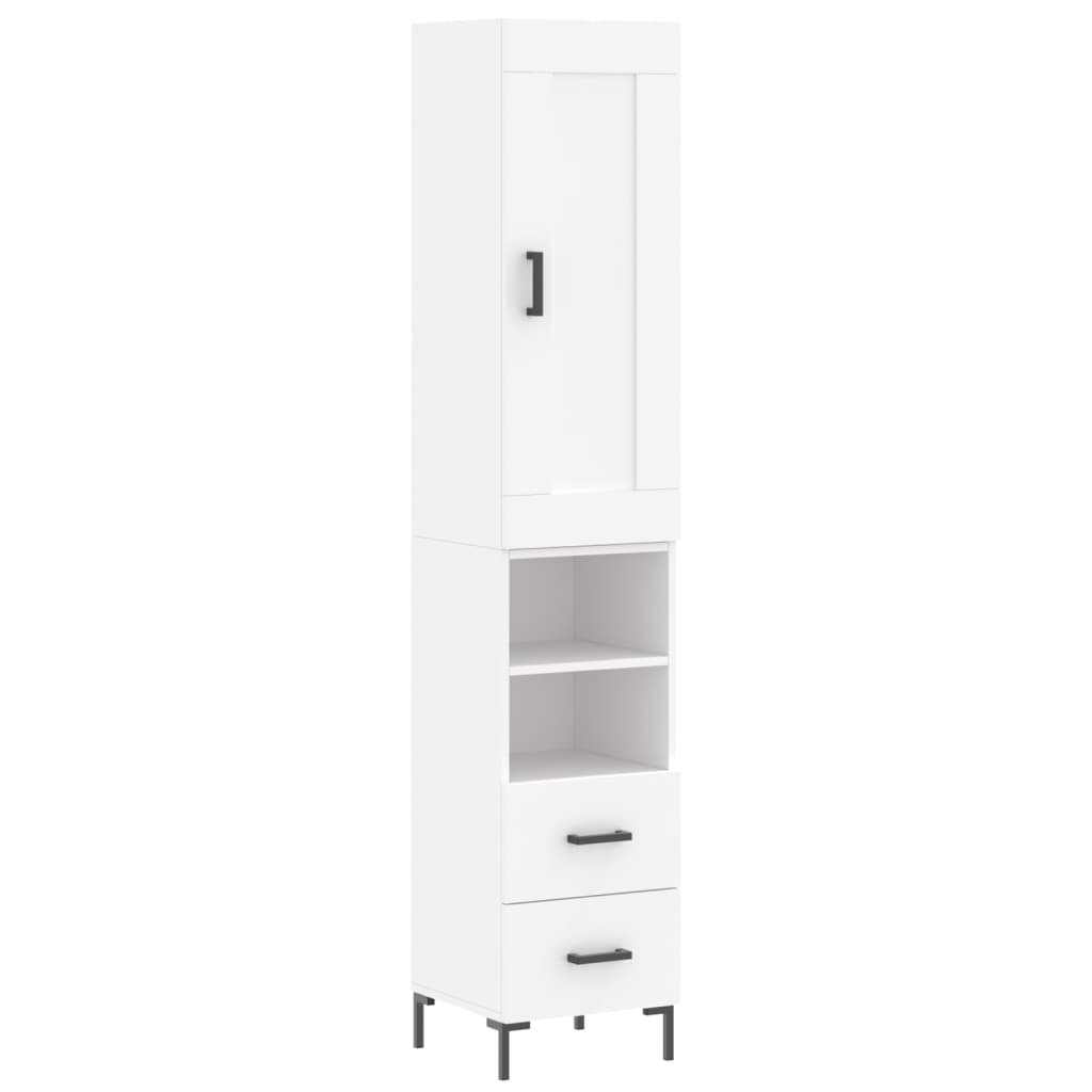Skap Hvit 34,5x34x180 cm