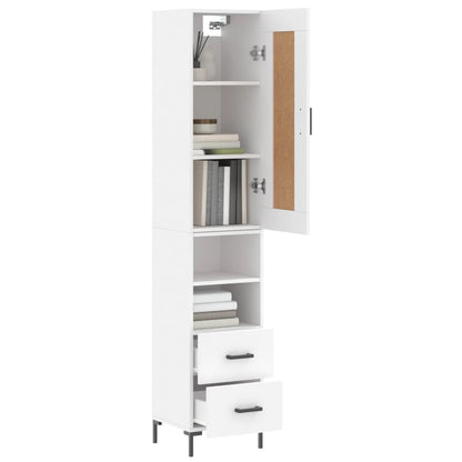 Skap Hvit 34,5x34x180 cm
