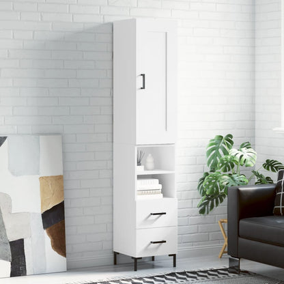 Skap Hvit 34,5x34x180 cm